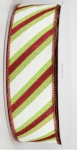 Red+and+Lime+Diagonal+Glitter+Stripe+Ribbon
